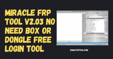 Miracle frp tool v2. 03 login free no box or dongle tool