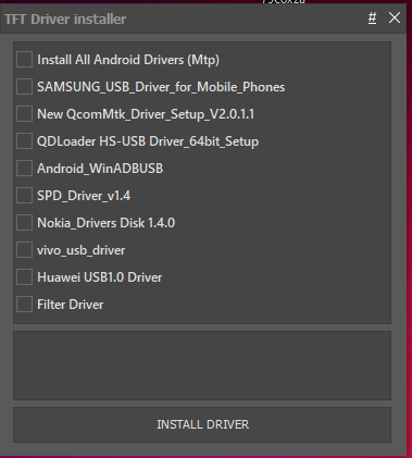 Tft drivers installation Tft drivers installation