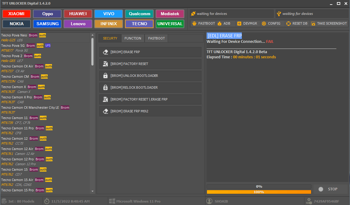 Tft unlocker digital 1. 4. 2. 0 latest free tool Tft unlocker digital 1. 4. 2. 0 latest free tool