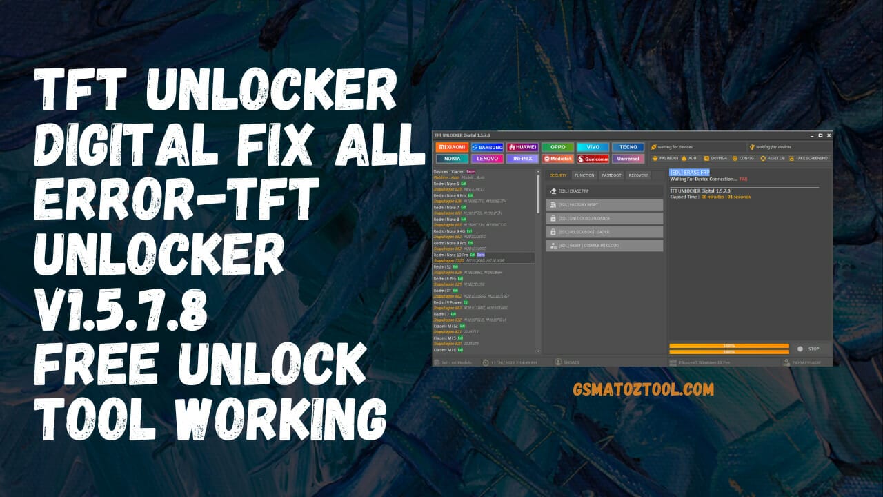 Tft unlocker digital v1. 5. 7. 8 free unlock tool download Tft unlocker digital v1. 5. 7. 8 free unlock tool download