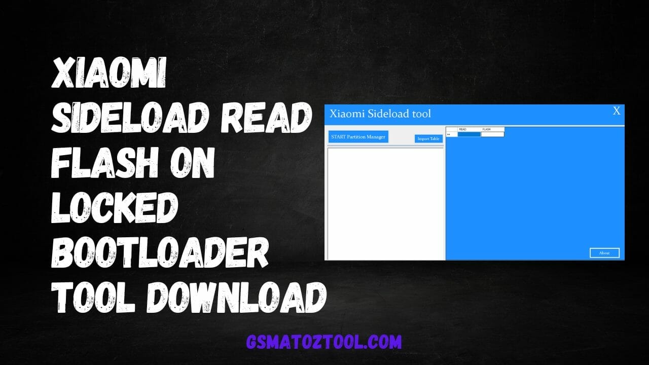 Xiaomi sideload read flash on locked bootloader tool Xiaomi sideload read flash on locked bootloader tool