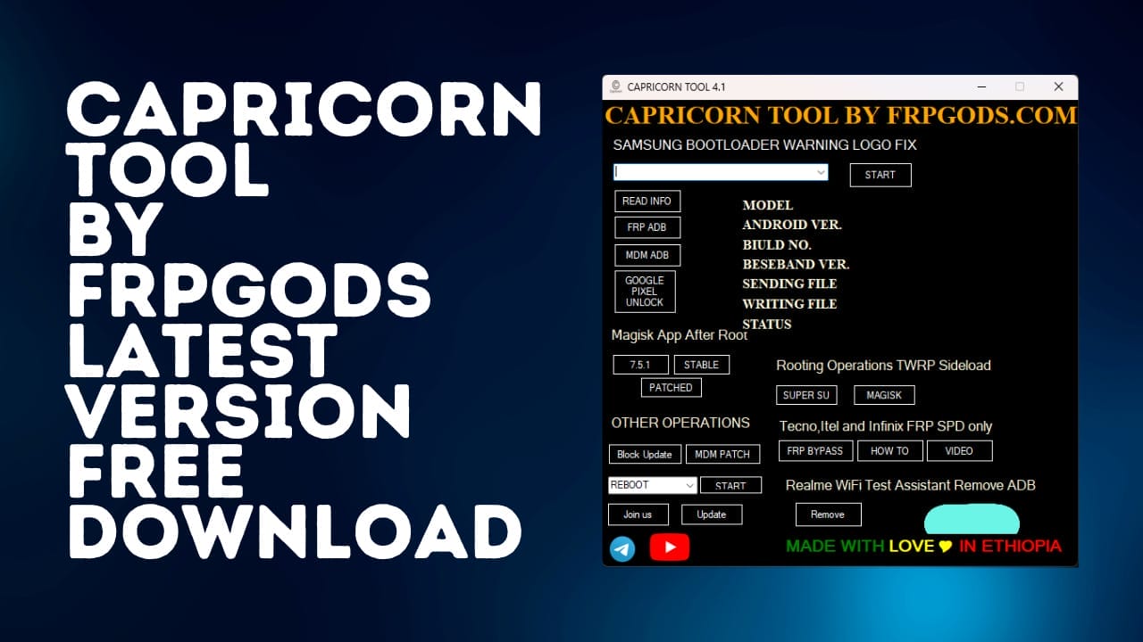 Capricorn tool by frpgods latest version free download