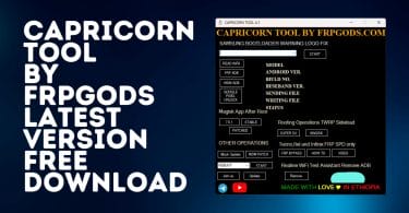 Capricorn Tool By FRPGODS Latest Version Free Download