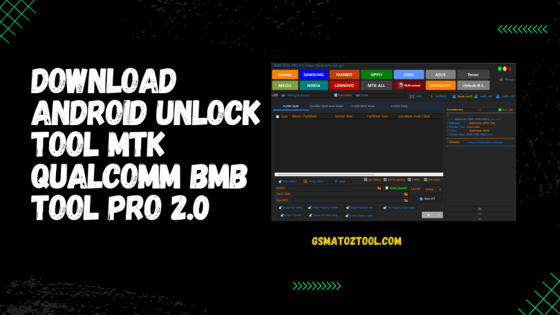 BMB Tool PRO V2.0.7 Xiaomi Samsung Android BL Unlock Flash Tool