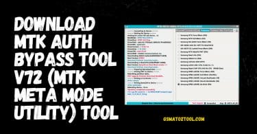 MTK Auth Bypass Tool V72 (MTK Meta Mode Utility) Tool