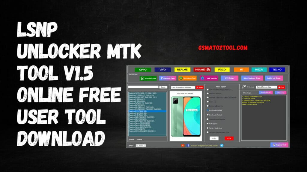 Download lsnp unlocker mtk tool v1. 5 online free user tool