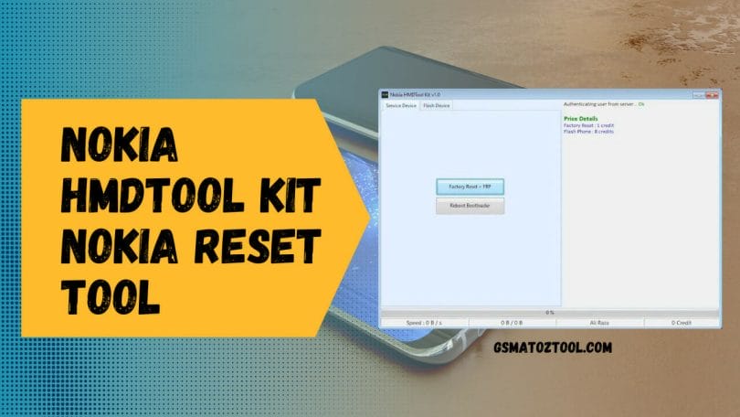 Download Nokia HMDTool Kit v1.0 Nokia Reset Tool