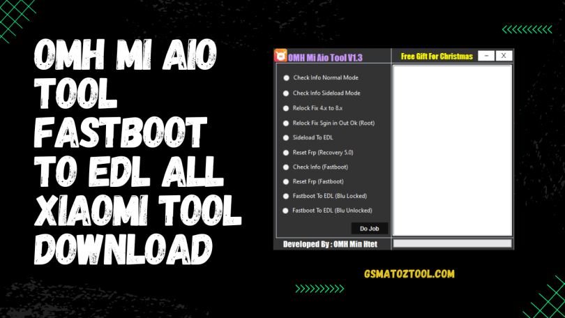 Download OMH MI AIO Tool V1.3 Fastboot to EDL All Xiaomi Tool