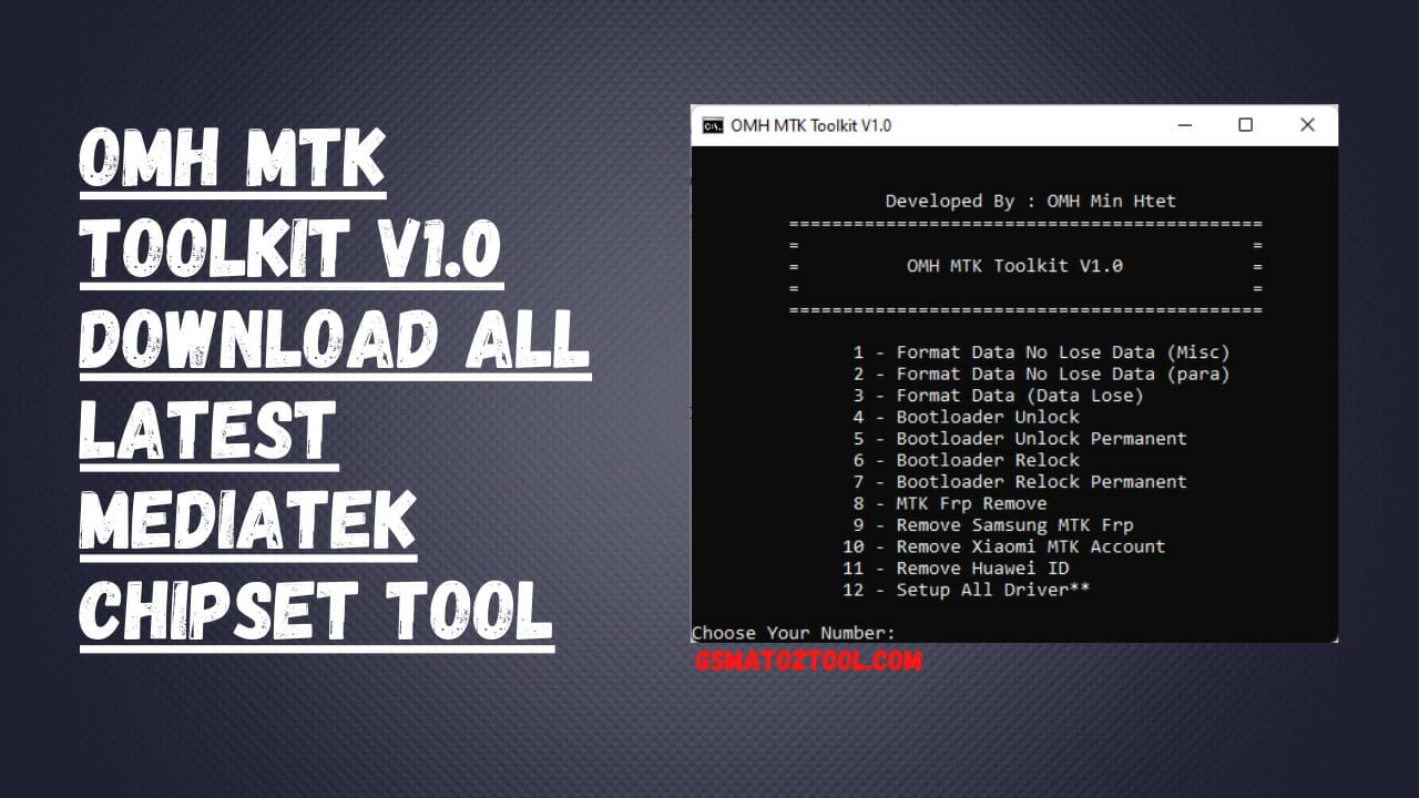 Omh mtk toolkit mediatek chipset tool free download