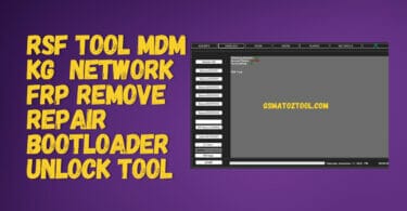 Rsf tool - mdm/kg/network unlock