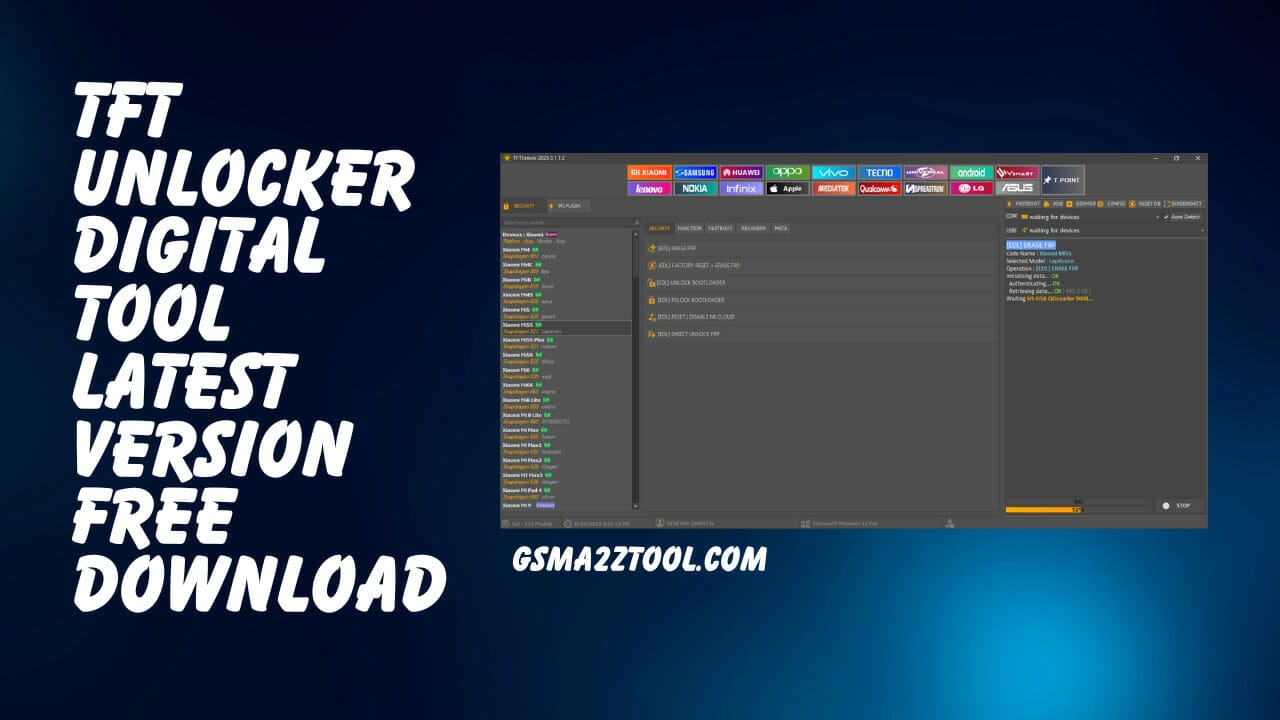 Download tft unlocker digital v3. 1. 1. 2 mtk / qualcomm tool Download tft unlocker digital v3. 1. 1. 2 mtk / qualcomm tool