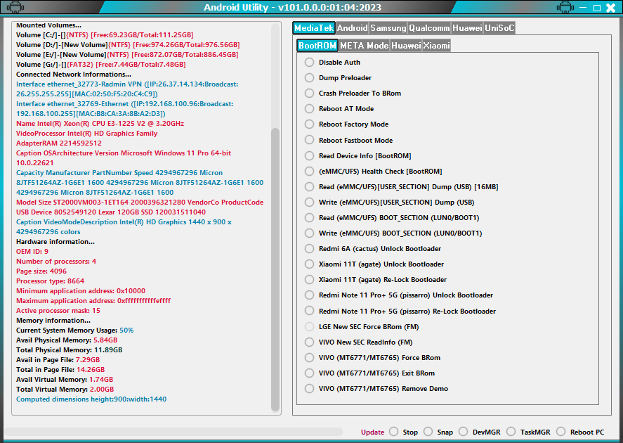 Mtk auth bypass tool v101 latest 5g cpu 2023