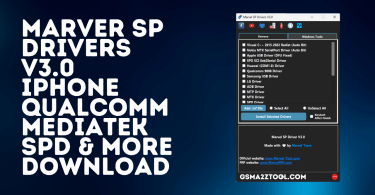 Marver SP Drivers V3.0 iPhone Qualcomm MediaTek SPD & More Download