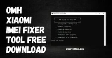 Omh xiaomi imei fixer tool free download