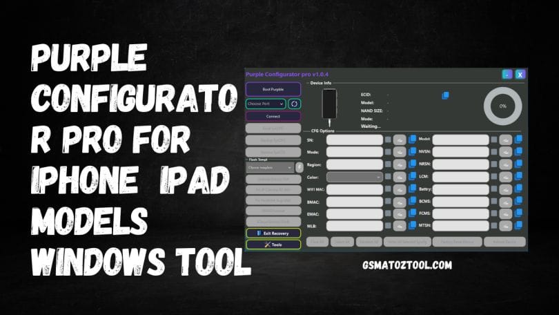 Download Purple Configurator Pro For iPhone & iPad Models Windows Tool