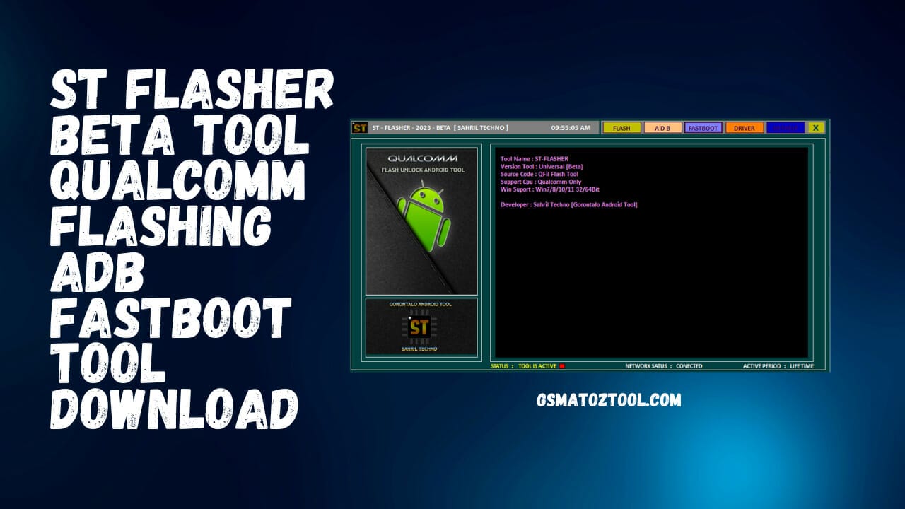 Download st flasher beta tool qualcomm flashing adb fastboot tool