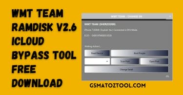 Download WMT Team Ramdisk v2.6 iCloud Bypass Tool