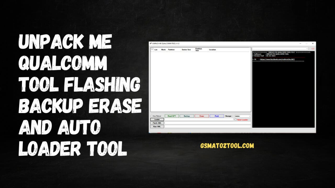 Unpack me qualcomm tool flashing backup erase tool download