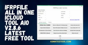 Download ifrpfile all in one icloud tool aio v2. 8. 6 latest free tool