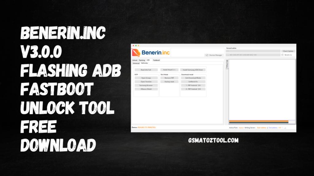 Benerin. Inc v3. 0. 0 flashing adb fastboot unlock tool free download