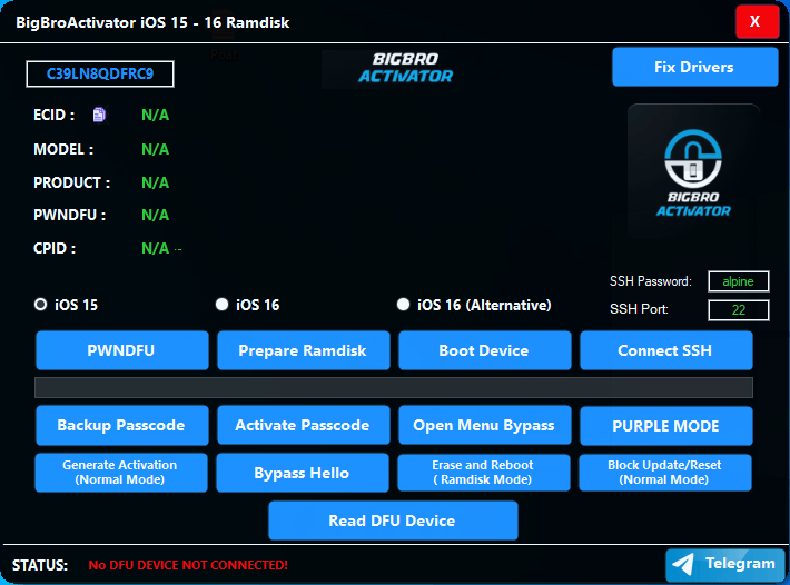 Bigbroactivator ios 15-16 windows ramdisk tool Bigbroactivator ios 15-16 windows ramdisk tool