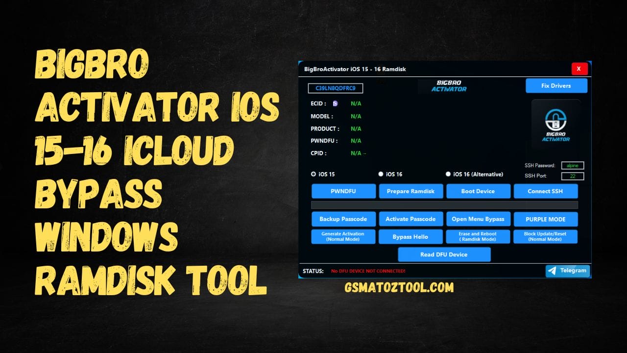 Bigbroactivator ios 15-16 windows ramdisk tool free download