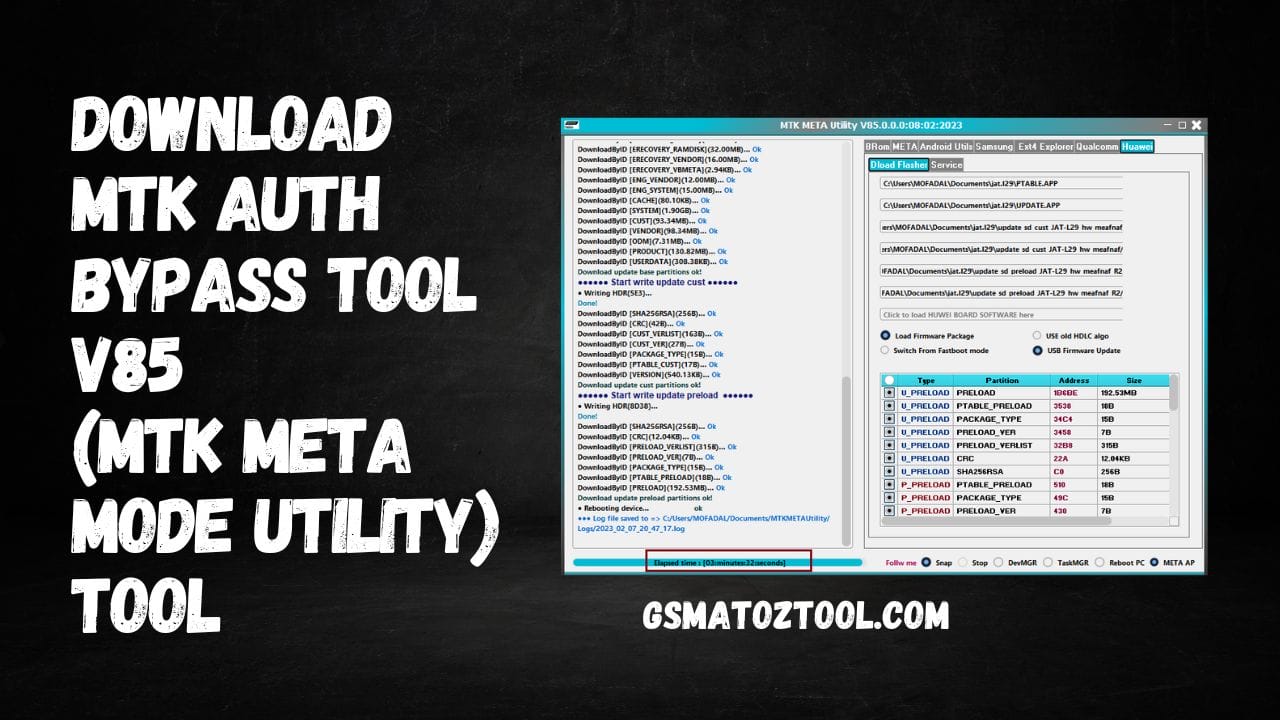 Mtk auth bypass tool v85 (mtk meta mode utility) download