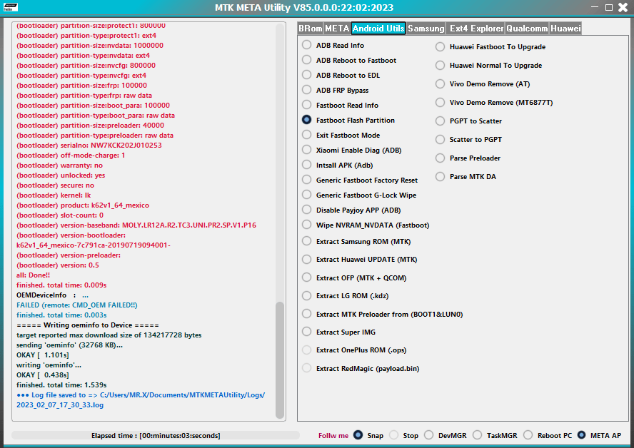 Download mtk meta mode utility v85