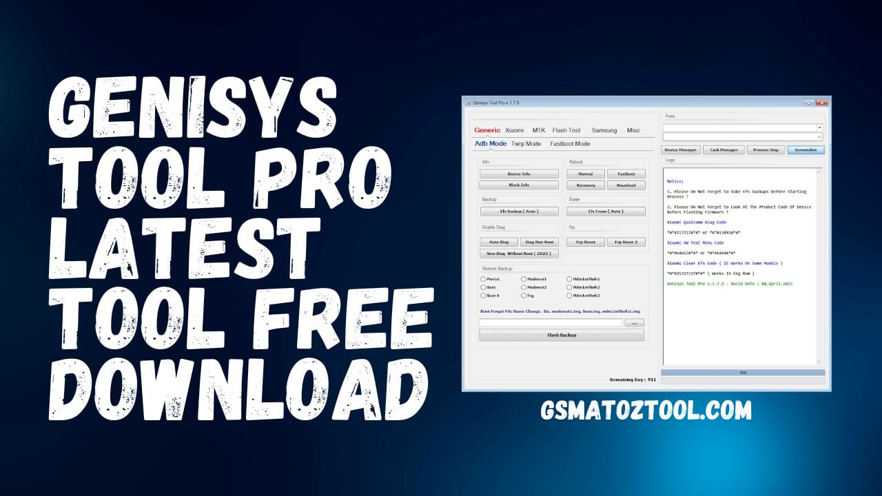 Genisys tool pro latest tool free download