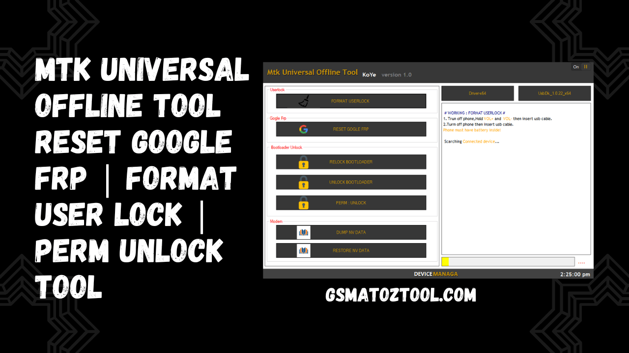 Download mtk universal offline tool latest version free tool