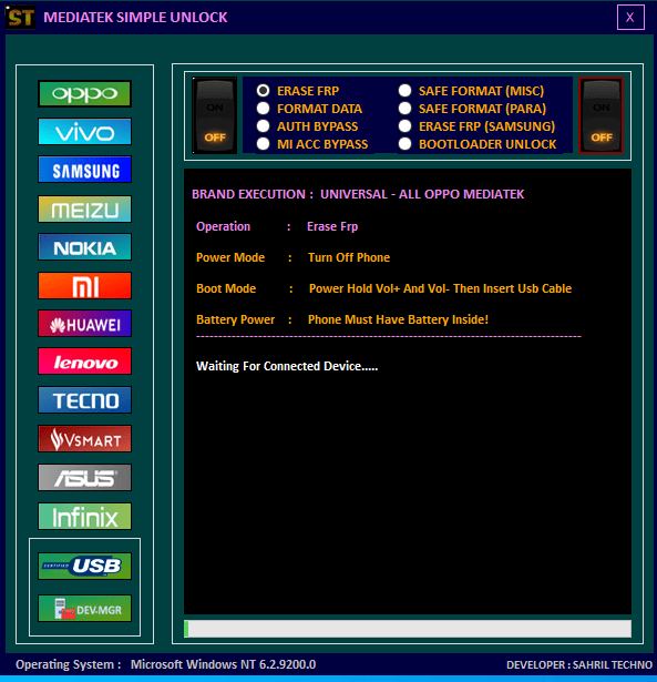 Mediatek simple unlock tool Mediatek simple unlock tool