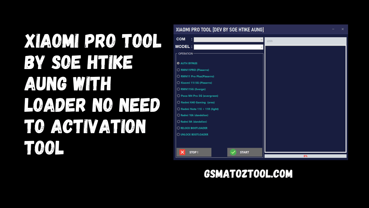 Xiaomi pro tool by soe htike aung with loader tool download