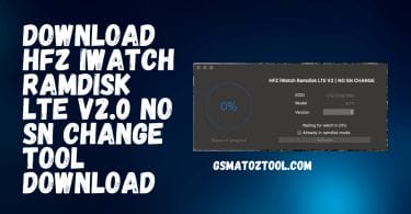 Download HFZ iWatch Ramdisk LTE V2.0 NO SN Change Tool Download