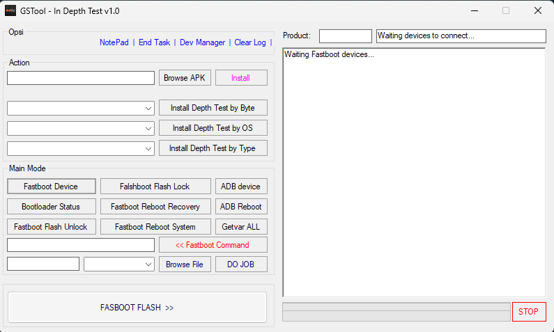 Gstool - in depth test tool