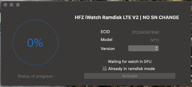 Hfz iwatch ramdisk lte v2. 0 no sn change