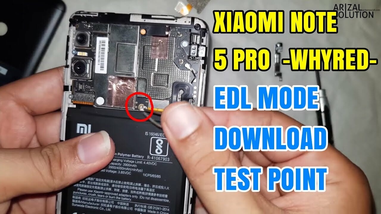 Redmi note 5 pro test point