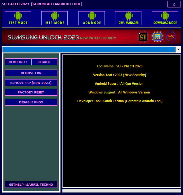 Su-patch 2023 ( gorontalo android tool