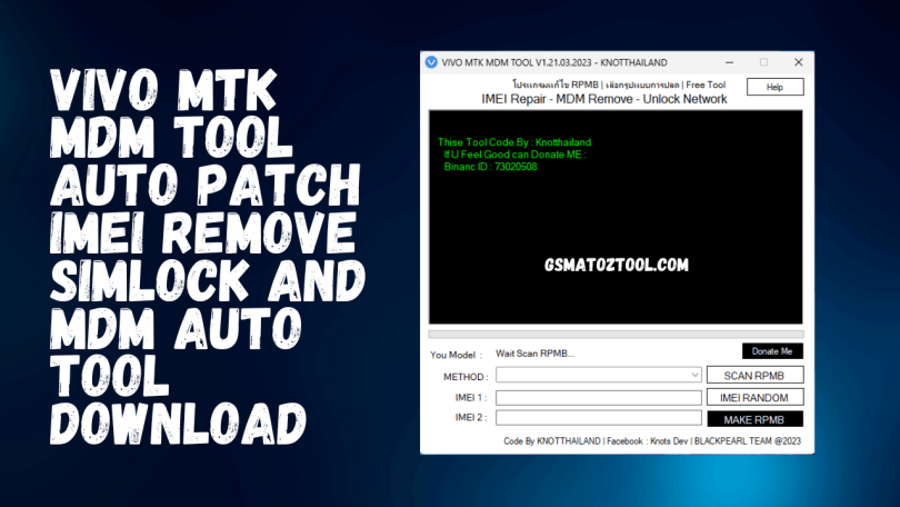 Vivo Mtk Mdm Tool Auto Patch Imei Remove Simlock And Mdm Auto Tool Download