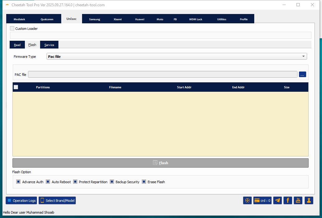 Cheetah tool download for frp bypass firmware flashing and mobile repair