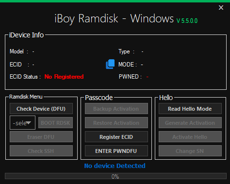 Iboy ramdisk tool v5. 5. 0. 0 Iboy ramdisk tool v5. 5. 0. 0