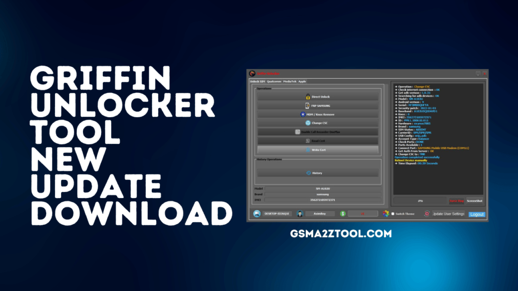 Griffin unlocker v5. 0. 0 new update tool download