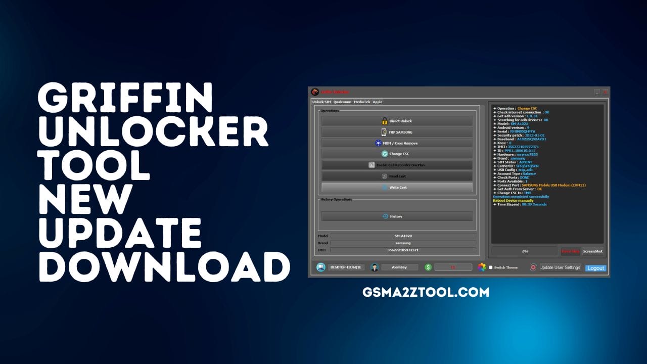 Griffin unlocker v5. 0. 0 new update tool download Griffin unlocker v5. 0. 0 new update tool download