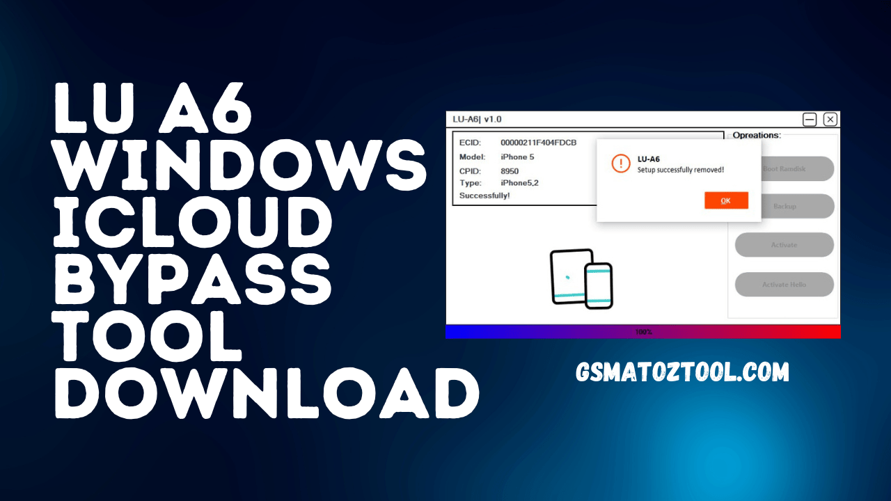 Lu a6 windows icloud bypass tool download