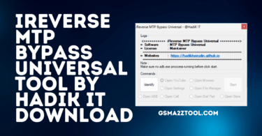 Ireverse mtp bypass universal tool by hadik it download