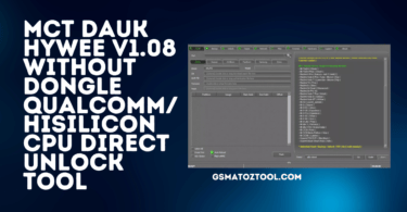 Mct dauk hywee v1. 08 without dongle qualcommhisilicon cpu direct unlock tool