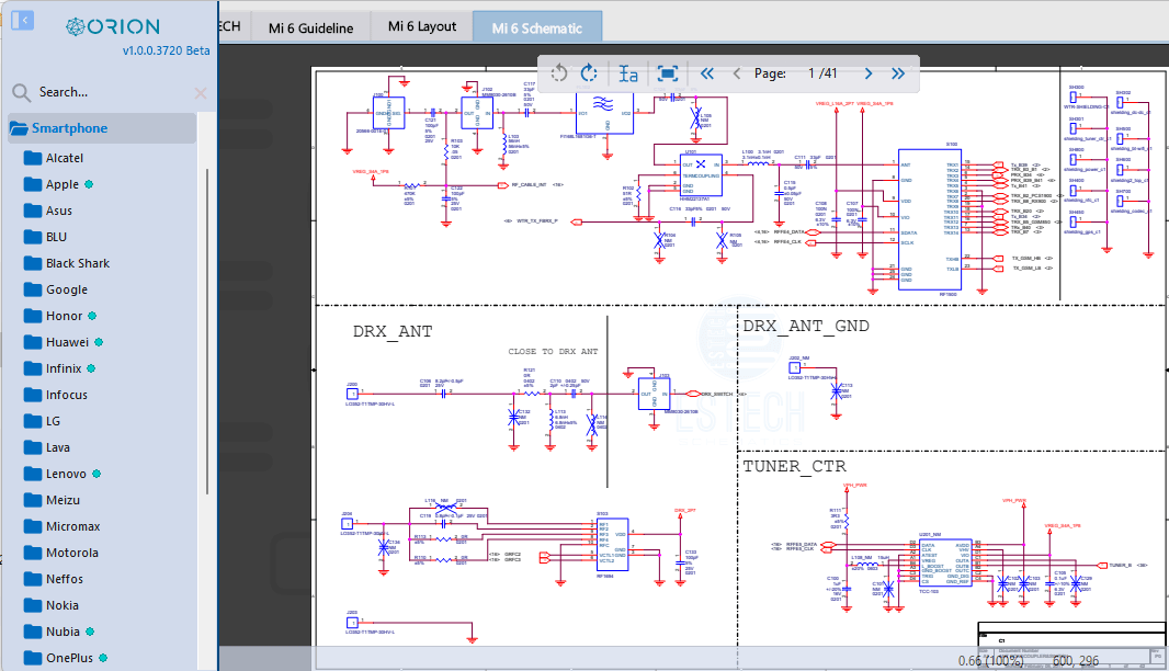Orion schematics tool Orion schematics tool