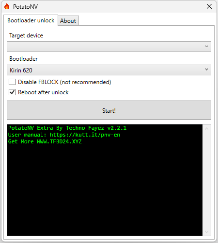 Potatonv bootloader unlock tool Potatonv bootloader unlock tool