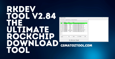 RKDev Tool v2.84 The Ultimate Rockchip Download Tool