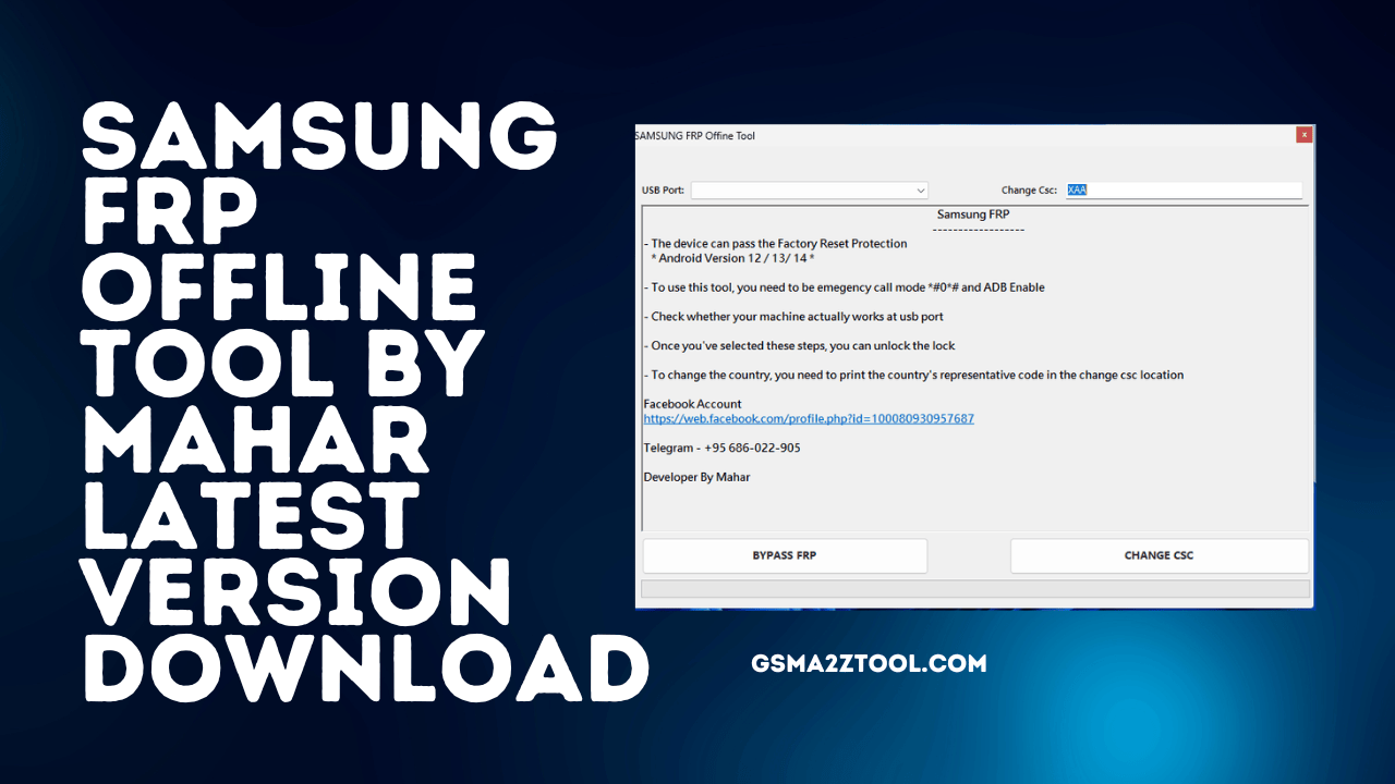 Samsung frp offline tool by mahar latest version download Samsung frp offline tool by mahar latest version download