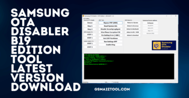 Samsung ota disabler [b19 edition] tool latest version download